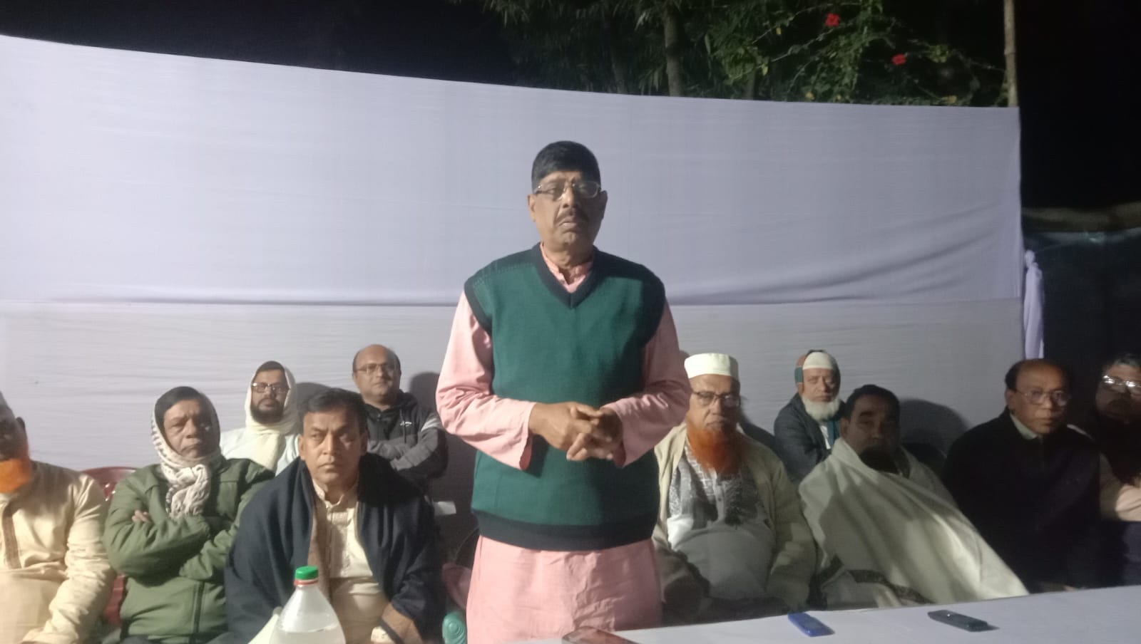 কেশবপুর বণিক সোসাইটির সঙ্গে ধানের শীষের এমপি প্রার্থীর মতবিনিময় সভা