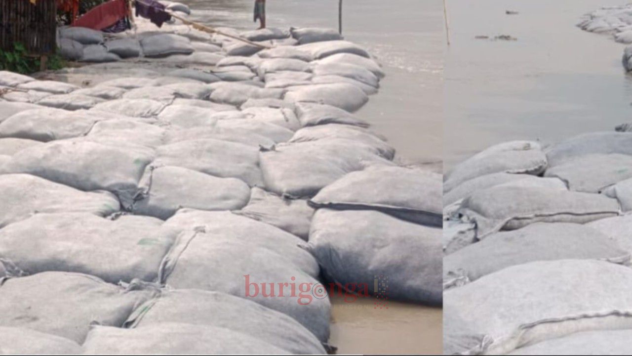 তিস্তা বাঁধ নির্মাণে বাধা,  ৪.৫ লাখ টাকার মালামাল লুটের অভিযোগ