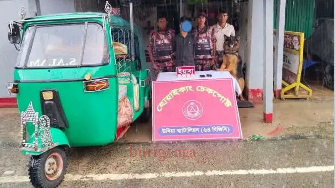 হোয়াইক্যং চেকপোস্টে সিএনজিসহ ৮ হাজার ইয়াবা উদ্ধার, যুবক গ্রেপ্তার