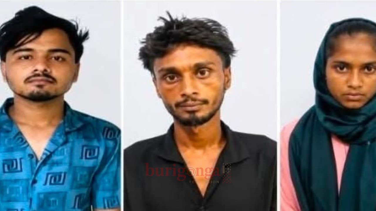 সরাইলে ভুয়া পুলিশ পরিচয়দানকারীসহ গাঁজাসহ দুইজন আটক।
