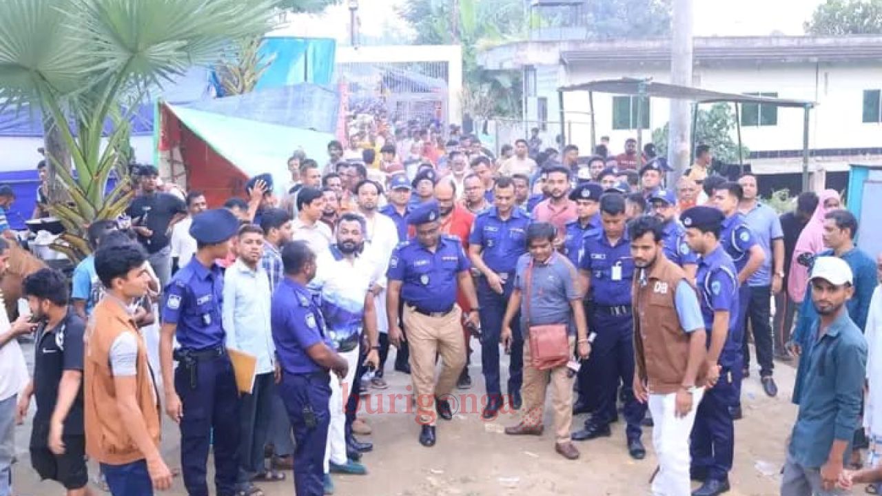 খড়মপুর শাহ্ পীর কল্লাহ্ শহীদ রহঃ এর বার্ষিক ওরশ উপলক্ষে নিরাপত্তা ব্যবস্থা পরিদর্শন করলেন পুলিশ সুপার।