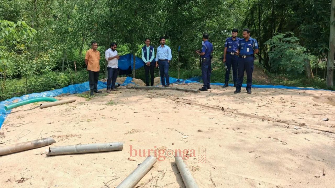 শ্রীমঙ্গলে অবৈধভাবে উত্তোলনকৃত ১০ হাজার ঘনফুট বালু জব্দ 