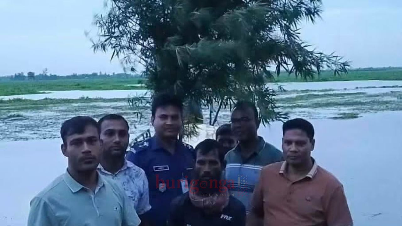 সিংড়ায় গাঁজার গাছসহ মাদক ব্যবসায়ি আটক