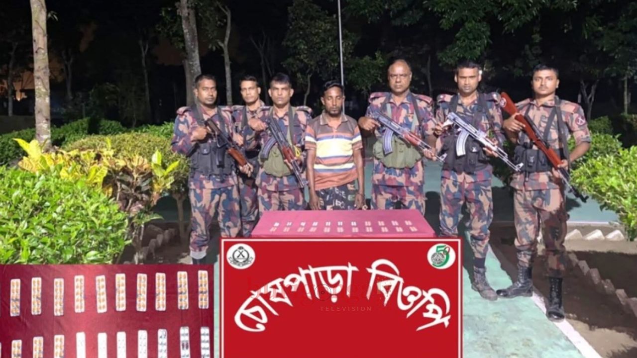 বালিয়াডাঙ্গীতে ২১৬ ট্যাপেন্টাডলসহ যুবক আটক