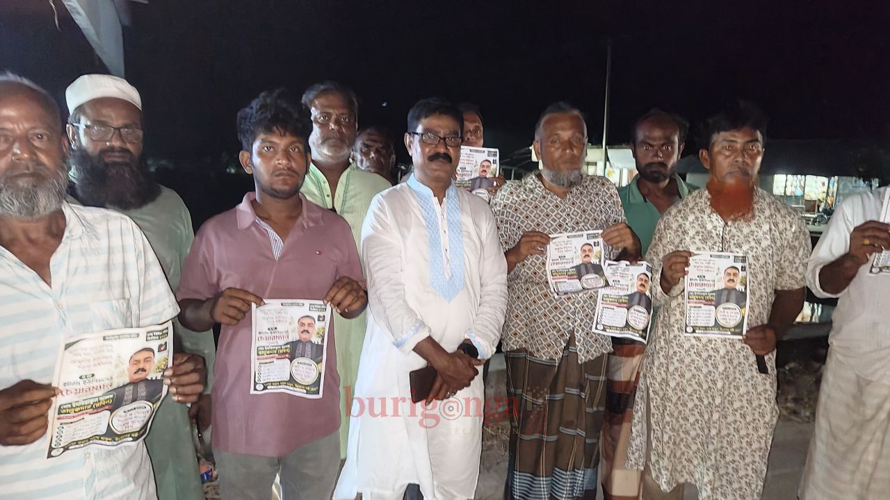 সিংড়ায় ইটালী ইউপির চেয়ারম্যান প্রার্থী রবিনের নির্বাচনী গণসংযোগ