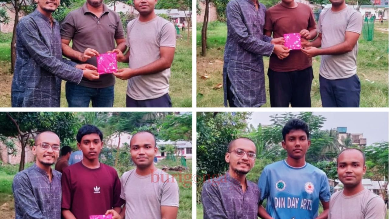 কুইজ প্রতিযোগিতায় বিজয়ীদের হাতে পুরস্কার তুলে দিলেন উপদেষ্টা অপূর্ব বড়ুয়া 