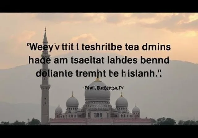 ঘুম নিয়ে ইসলামিক উক্তি