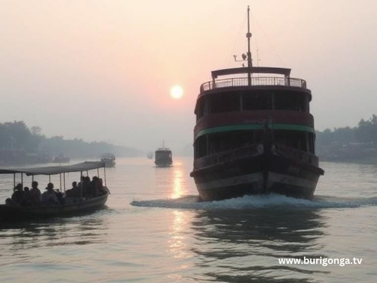 কোন নদীর প্রাচীনতম পথ বুড়িগঙ্গা 